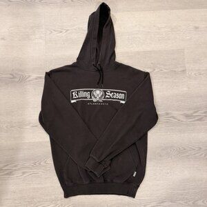 VTG Y2K 00s Carhartt Killing Season Atlanta 2012 Pullover Hoodie Size S – Black